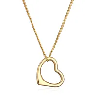 Elli PREMIUM Herz Liebe Klassisch Hochwertig 585 Gelbgold Ketten Damen