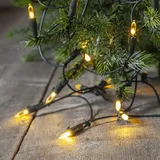 MARELIDA LED Lichterkette Pisello Weihnachtslichterkette 35 warmweiße LED 5,1m für Innen