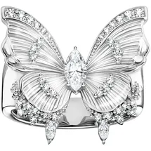 Thomas Sabo TR2495-051-14-56 Cocktailring butterfly silber Damen