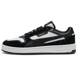 Puma Court Classic Street Suede Sneaker 01 white/black/gold 43