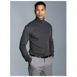 TRIGEMA Rollkragenshirt »TRIGEMA Langarm Ski- und Sport-Rollkragenpullover«, (1 tlg.) Trigema anthrazit-melange