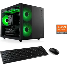 CSL Cube V24224 AMD Ryzen 7 8700F 16 GB RAM 500 GB SSD GeForce RTX 4060 Windows 11 Home