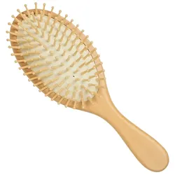 TBC Naturhaarbürste aus Buche und Ahornholz Braun 