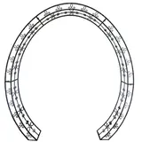 Gravidus Rosenbogen Oval, Schwarz