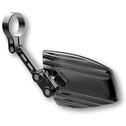 Highsider Wave, Lenkerendspiegel - Schwarz/Silber