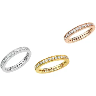 ZEEme Silber Damen Ring 925/- Sterling Silber Zirkonia Silber 358270091