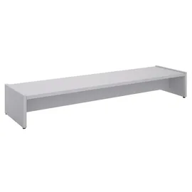 CARO-Möbel Monitorständer Zoom 100 cm Hellgrau