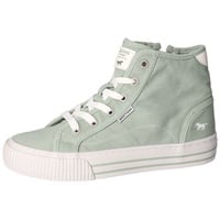 Mustang Damen High-Top Canvas Sneaker Pastellgrün, Schuhgröße:EUR 41 - 41 EU