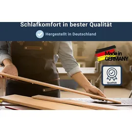 Betten-ABC Max1 K+F Lattenrost zur Selbstmontage, mit Kopf- und Fußteilverstellung, Holm durchgehend, Größe: 120 x 200 cm