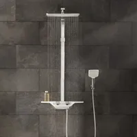 Kludi Discovery Thermostat Dual Shower System weiß/chrom 8020091-00