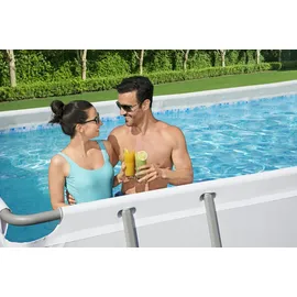 BESTWAY Power Steel Frame Pool Set 640 x 274 x 132 cm inkl. Filterpumpe