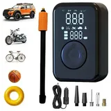 Patona Elektropumpe PATONA elektrische Luftpumpe, tragbarer Akku-Kompressor, 150 PSI, Dank Akku der ideale Begleiter für unterwegs.