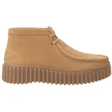 CLARKS Torhill Moss hellbraun (39.5), 1 bis 3 cm, Schnürsenkel, Lässig