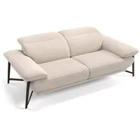 Sofanella 2-Sitzer Stoff, Relaxsofa, Designsofa, Designer Couch, Italienisches Sofa, 2er Sofa beige