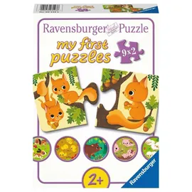 Ravensburger Tiere und ihre Kinder 9 X 2 Teile