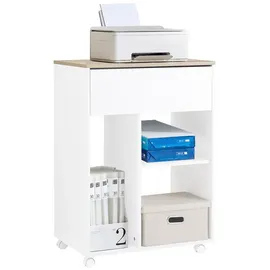 SoBuy ASK10 Aktenschrank 63 x 40 x 88 cm weiß