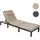 MCW MCW-A51 Sonnenliege 198 x 60 x 71 cm Anthrazit