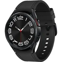 Samsung Galaxy Watch6 Classic Schwarz 47 mm LTE Hybrid Eco Leder Band Schwarz M/L
