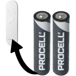 Batterie passend für Ledvance Smart+ WiFi Remote 2x Duracell Procell Alkaline LR03 Micro AAA