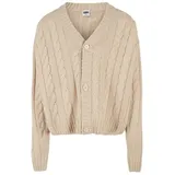 URBAN CLASSICS Boxy Cardigan | Khaki - XXL