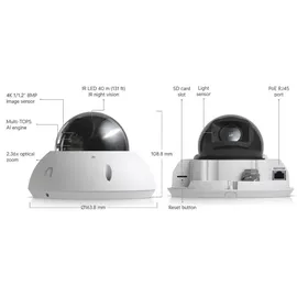 UBIQUITI networks G6 Pro Dome Weiß