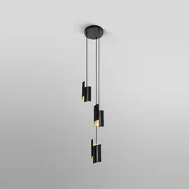LEDVANCE Decor Twist 3-flg. Ø27 cm rund schwarz