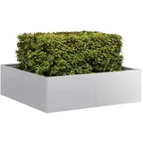 vidaXL Pflanzkübel 100x100x30 cm Verzinkter Stahl