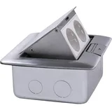 LEDmaxx Einbaudose 2-fach Edelstahl