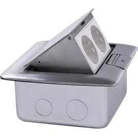 LEDmaxx Einbaudose 2-fach Edelstahl