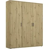 Kleiderschrank RAUCH "VOYAGER Otto ́s Choice Garderobe Wäscheschrank TOPSELLER Schlafzimmer", braun (eiche artisan), B:140cm H:194cm T:53cm, Holzwerkstoff, Schränke, Kleiderschrank, Schrank mit modernen Griffen in viel Stauraum MADE IN GERMANY