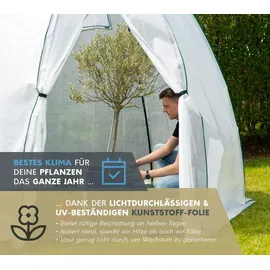 Westmann Überwinterungszelt & Foliengewächshaus Avocado 250x250x250 cm | Weiß