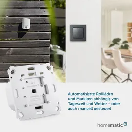 eQ-3 Homematic IP Smart Home Starter Set Beschattung – intelligente Steuerung von Rollläden und Markisen, auch per kostenloser App, 158143A0