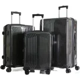 Cheffinger Koffer Koffer-Set 3-tlg. polycarbonat/schwarz