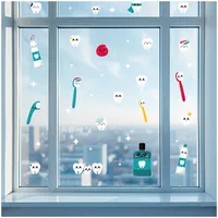 Finest-Folia Fensterbilder 3x DIN A4 Bögen Fensterfolie Sticker für