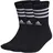 adidas 3-Streifen Cushioned Crew Socken 3 Paar Black / White 49-51