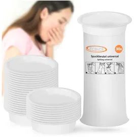 ECENCE Spuckbeutel mit Ring 30 Stück