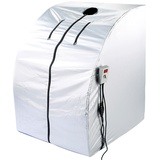 Newgen Medicals Portable Infrarotsauna: V2 mit 2 Keramik-Heizern, Klapp-Sitz, 1.600 W