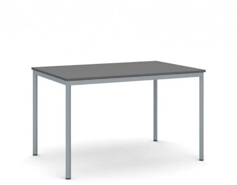 Esstisch, 1200 x 800 mm, Gestell dunkelgrau, Graphit
