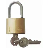 PROREGAL® Spind Vorhängeschloss, 0,06 cm Bügelstärke, 2 Schlüssel