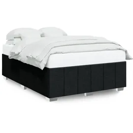 vidaXL Bettgestell 140 x 200 cm Schwarz