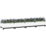 vidaXL Hochbeet 160 x 40 x 23 cm Weiß