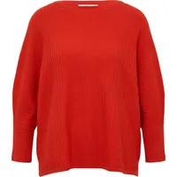 s.Oliver Strickpullover mit Struktur Rot XXL