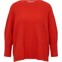 s.Oliver Strickpullover mit Struktur Rot XXL