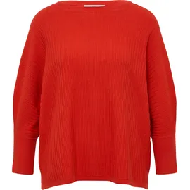 s.Oliver Strickpullover mit Struktur Rot XXL