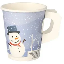 Papstar Pappbecher mit Henkel 0,2 l Mehrfarbig 50 St.