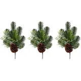 Creativ green Winterliche Kunstpflanze 43 cm grün