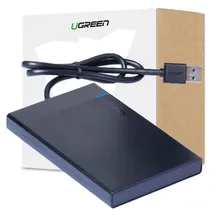 UGREEN 30847 Speicherlaufwerksgehäuse HDD/SSD-Gehäuse Schwarz 2,5′′