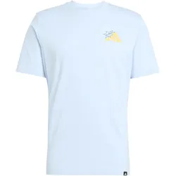 adidas Sportswear Food Grilled Cheese Graphic T-Shirt JM6460 - glow blue XL