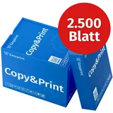easyprint Druckerpapier Kopierpapier 2500 Blatt A4 Premium Hochweiß CIE 160 PEFC Umweltzertifikat
