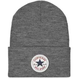 Converse Unisex Mütze Chuck Patch Beanie Sustainable Grey Heather (grau) - Einheitsgröße